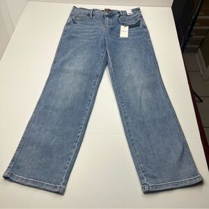 Judy Blue Mid Rise Blue Vintage Wash Straight Denim Jeans JB88943REG 13 / 31 NEW